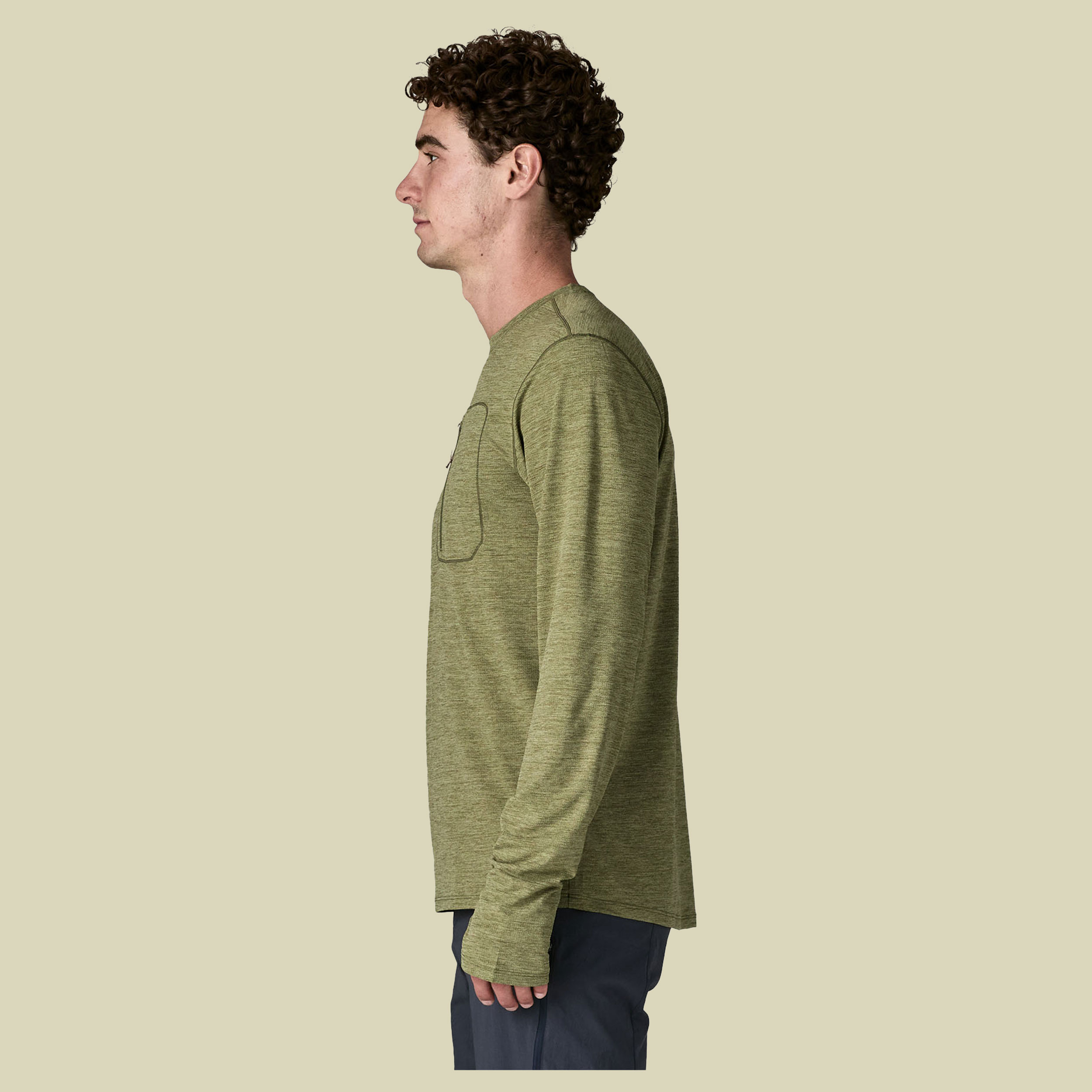 L/S Cap Cool Sun Shirt Men XL grün - caper green - buckhorn green x-dye