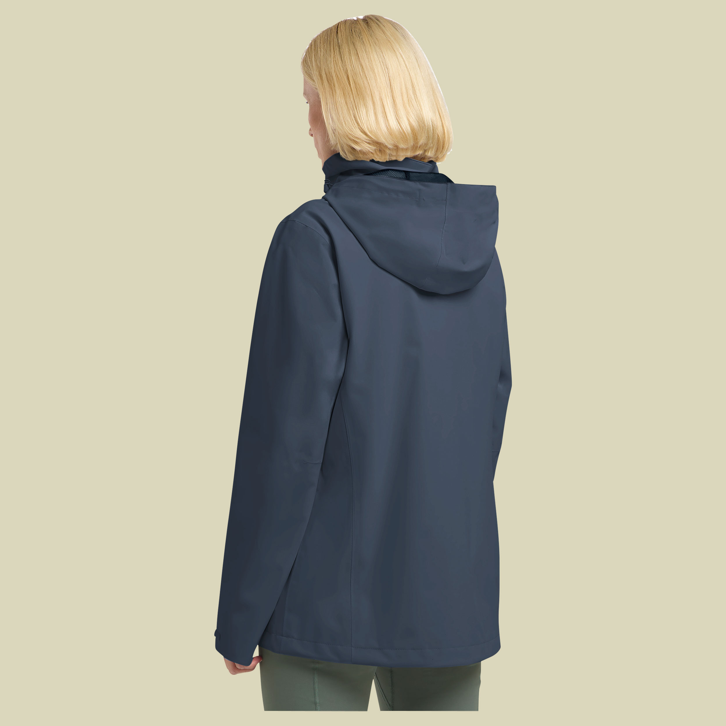 Trailtime 2L Jacket Women L blau1 - midnight sky
