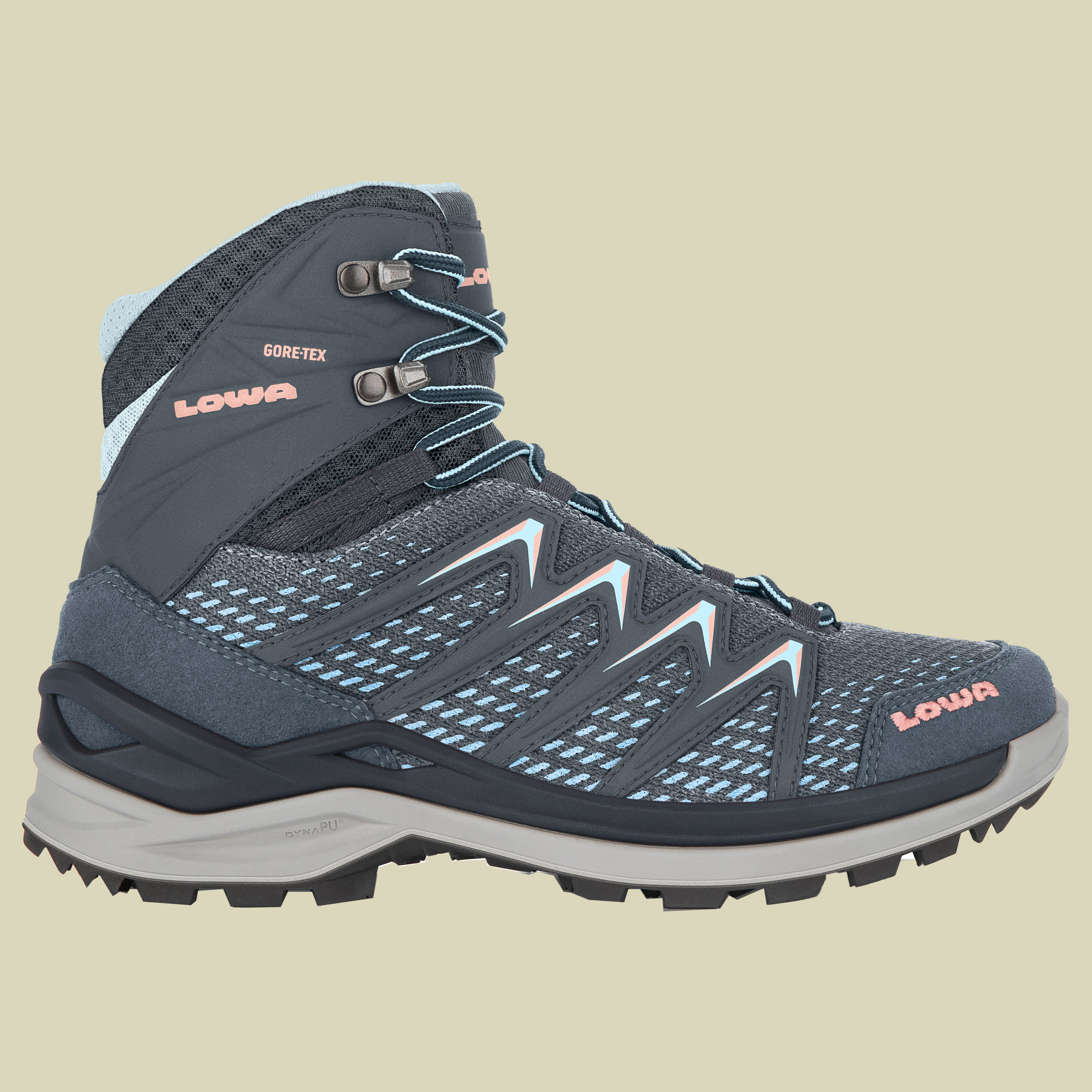 Innox Pro GTX Mid Women UK 8,5 blau - stahlblau/lachs