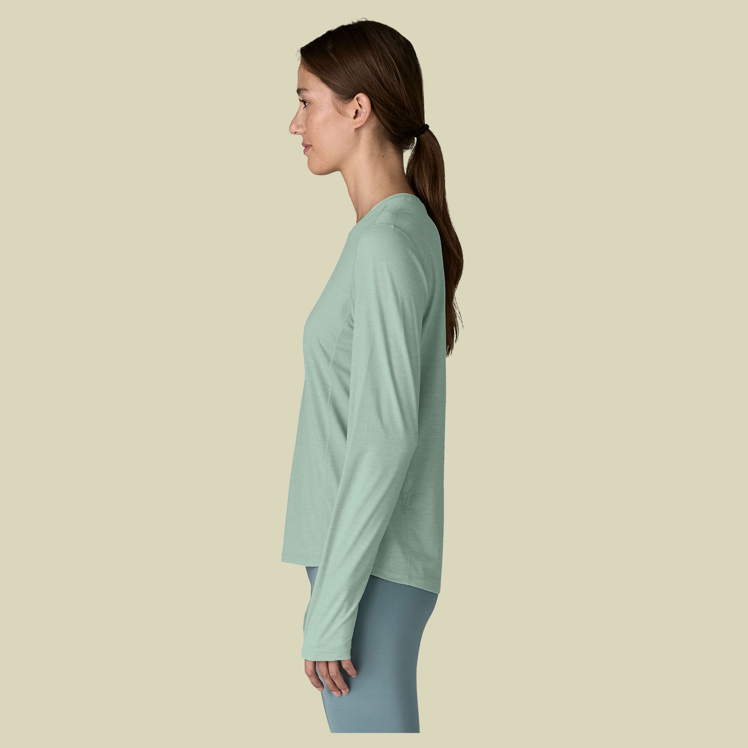 L/S Cap Cool Sun Shirt Women XL grün - noveau green-blue sage x-dye