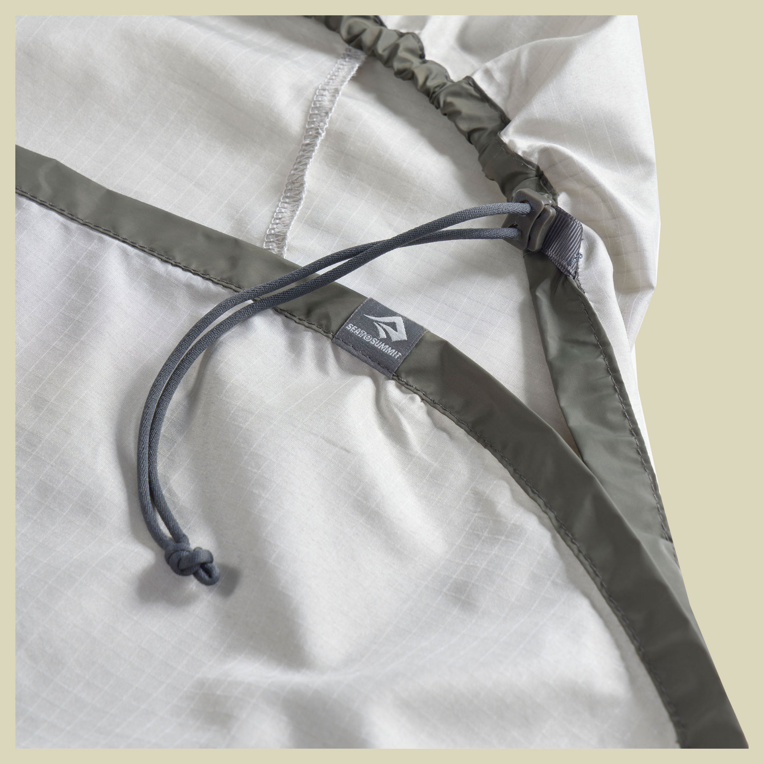 Silk Blend Sleeping Bag Liner mumienform standard grau
