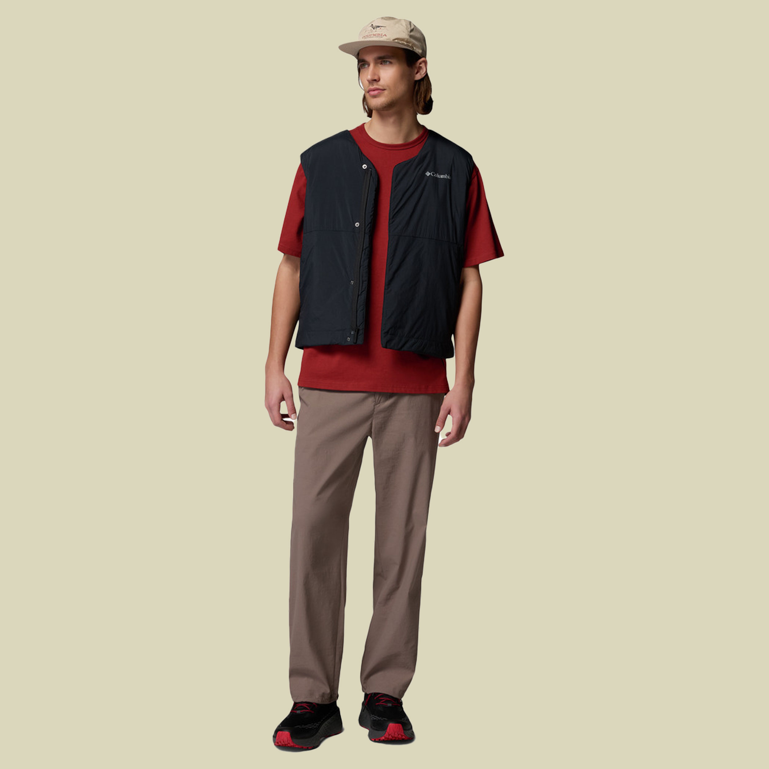 Grave Creek Tech Chino Men L grau - iron