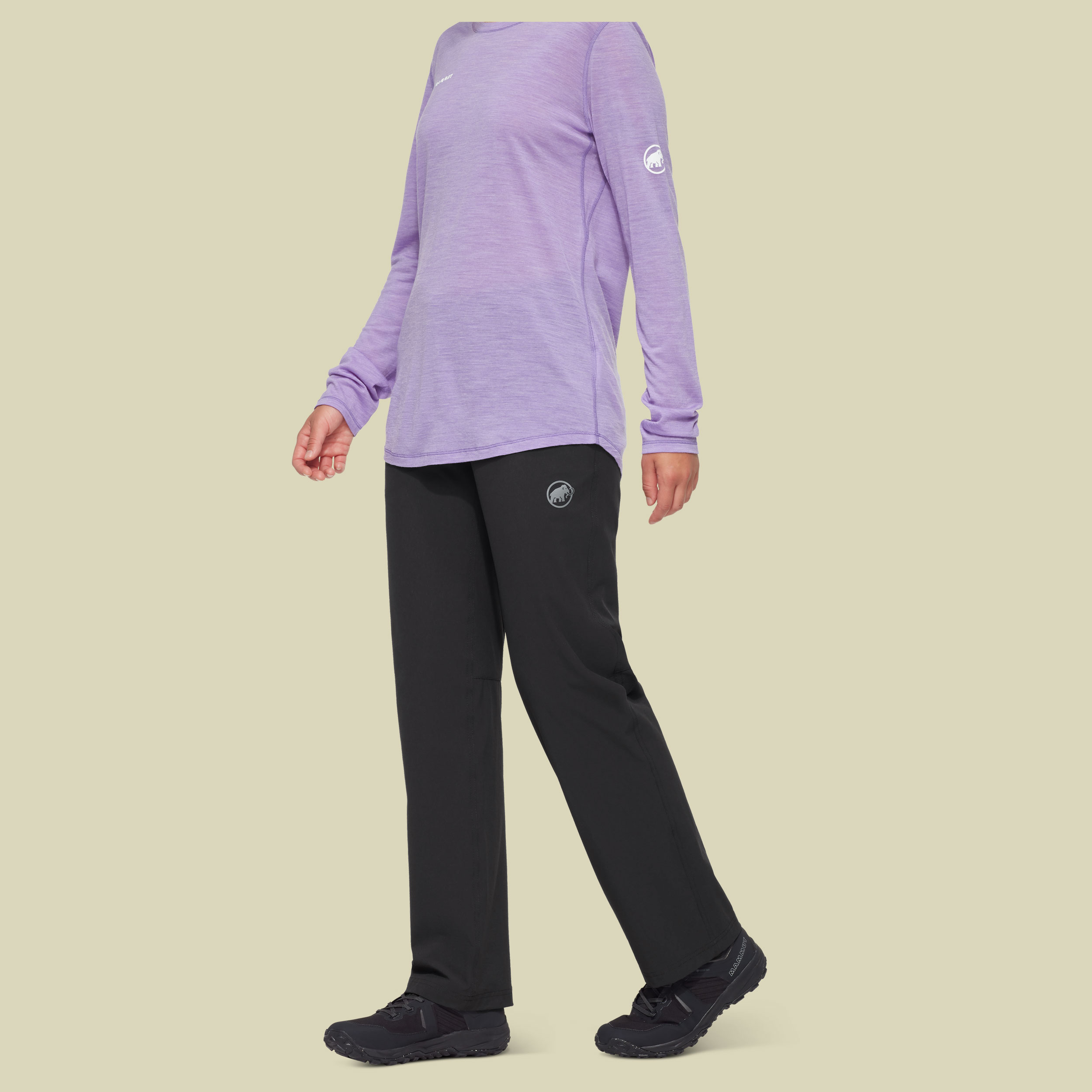Hiking V Pants Women 40 schwarz - black
