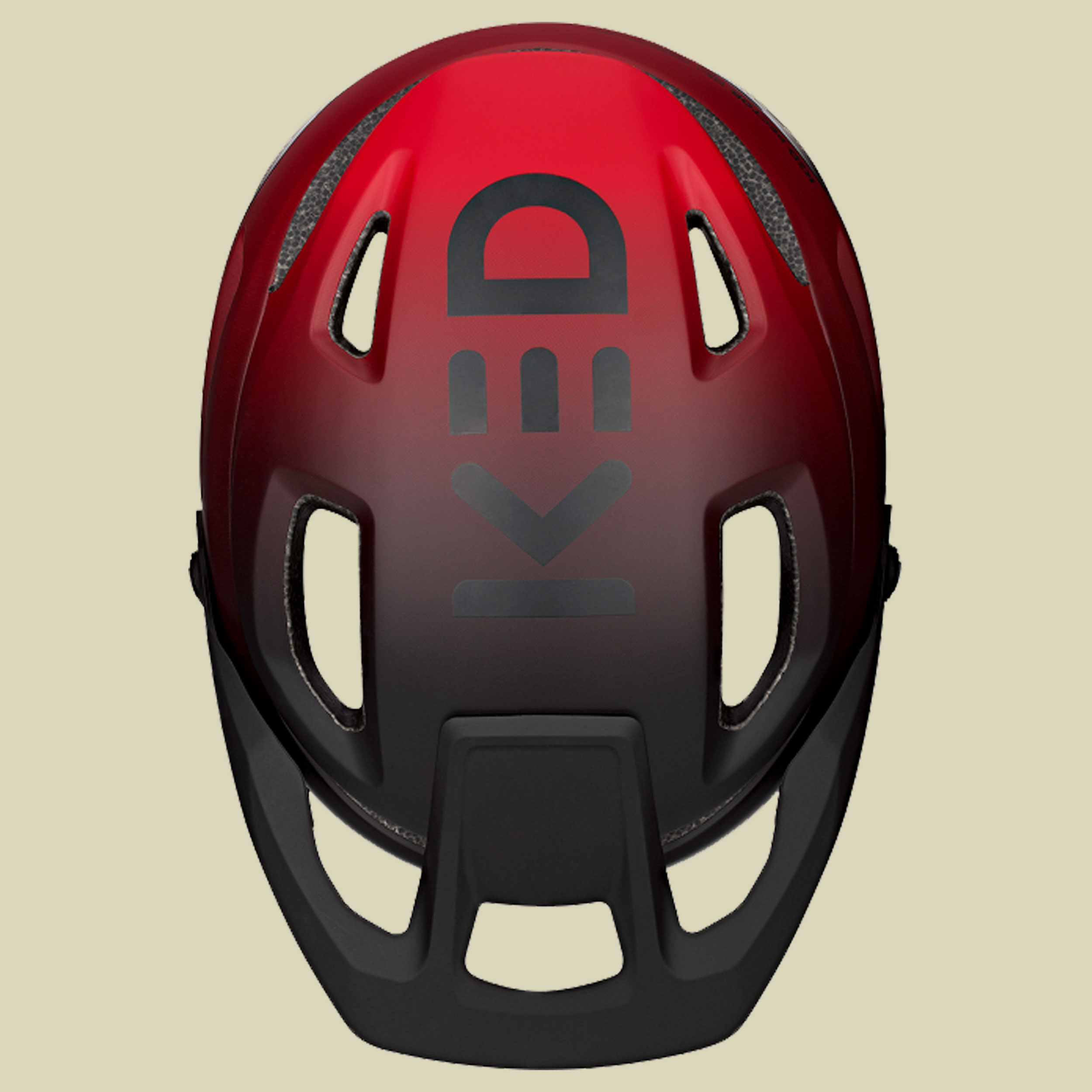 Pector ME-1 rot M 52-58 cm - red black matt