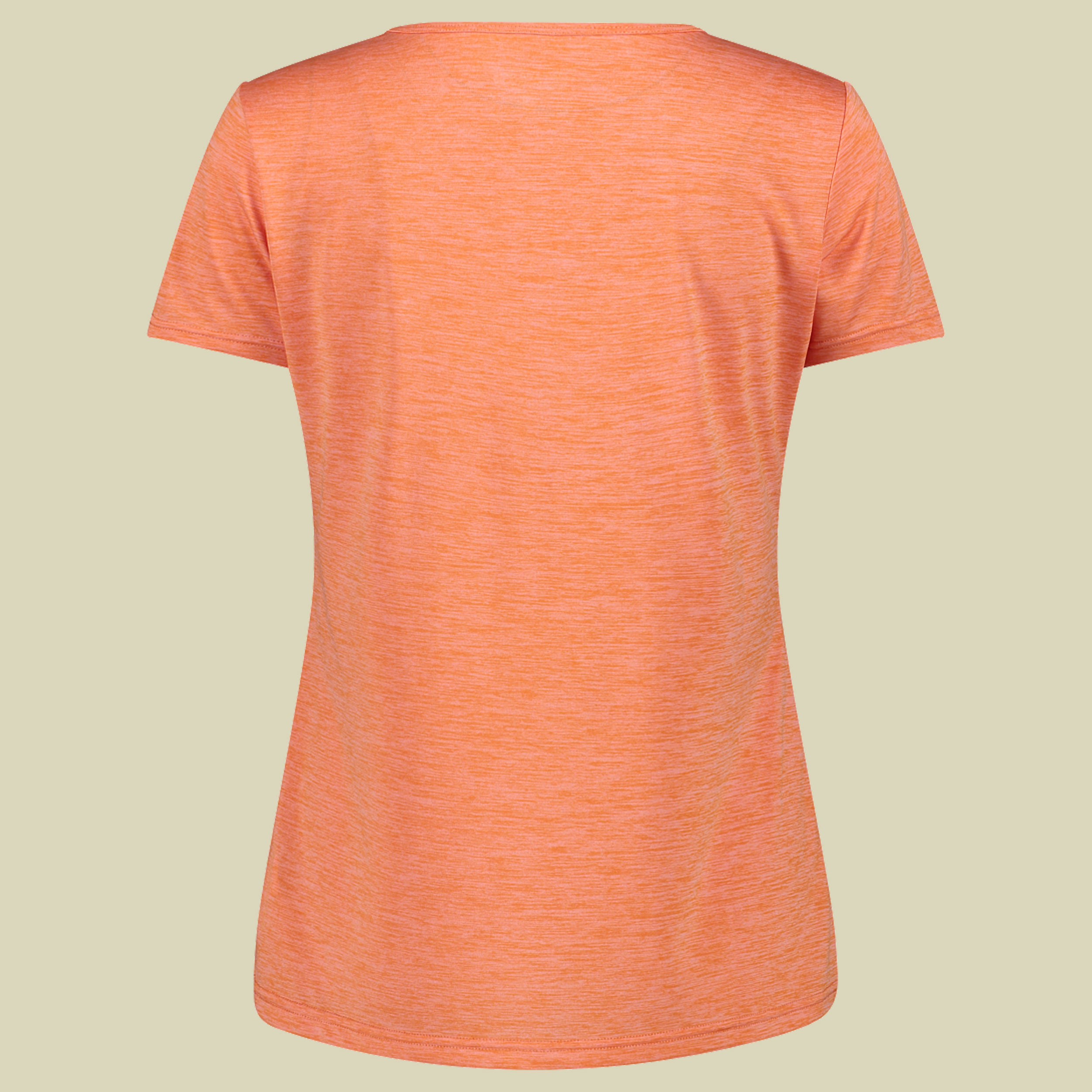Woman T-Shirt Light Melange Jersey 39T6136 orange 36 - C697 tangeri melange