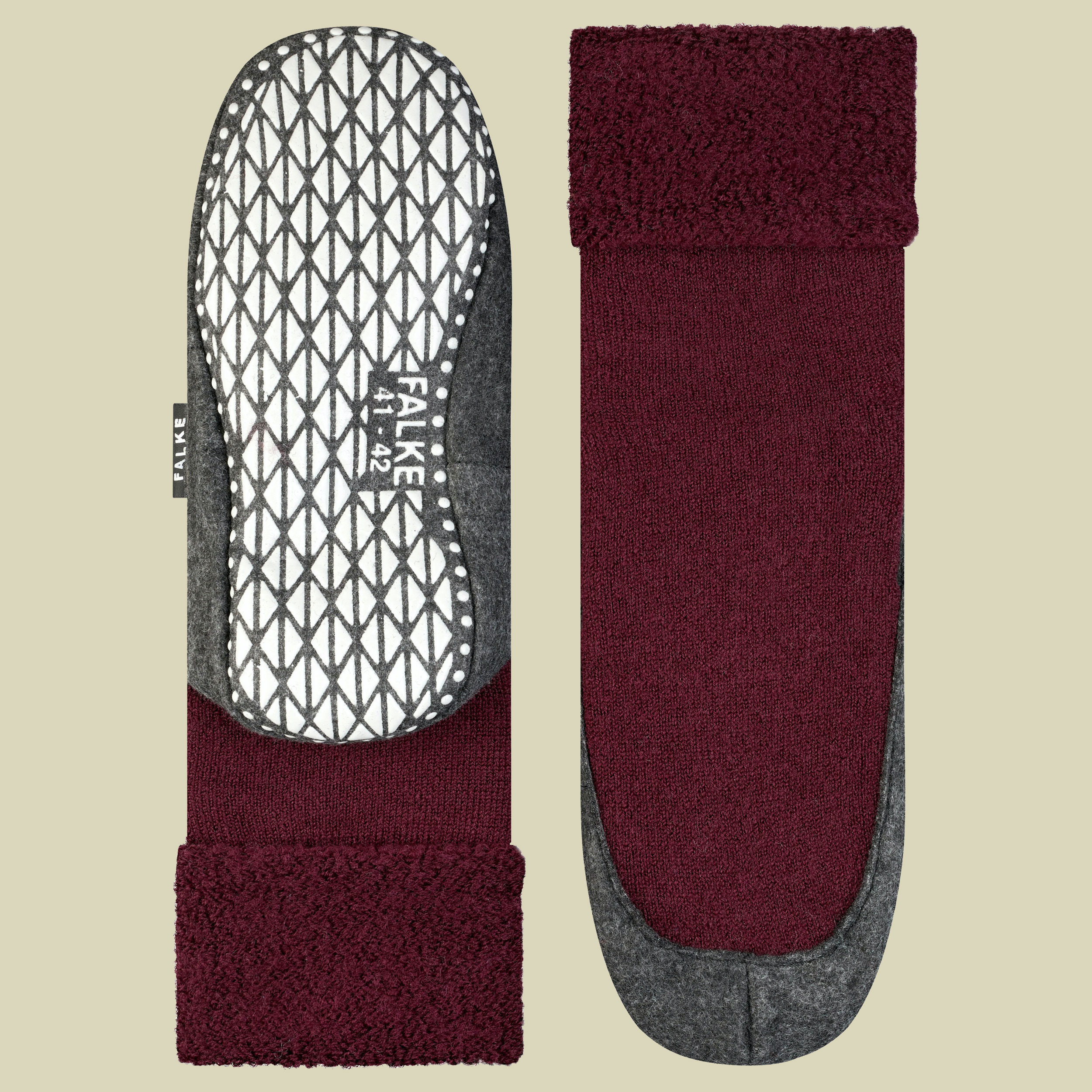 Cosyshoe Falke Größe 39-40 Farbe barolo