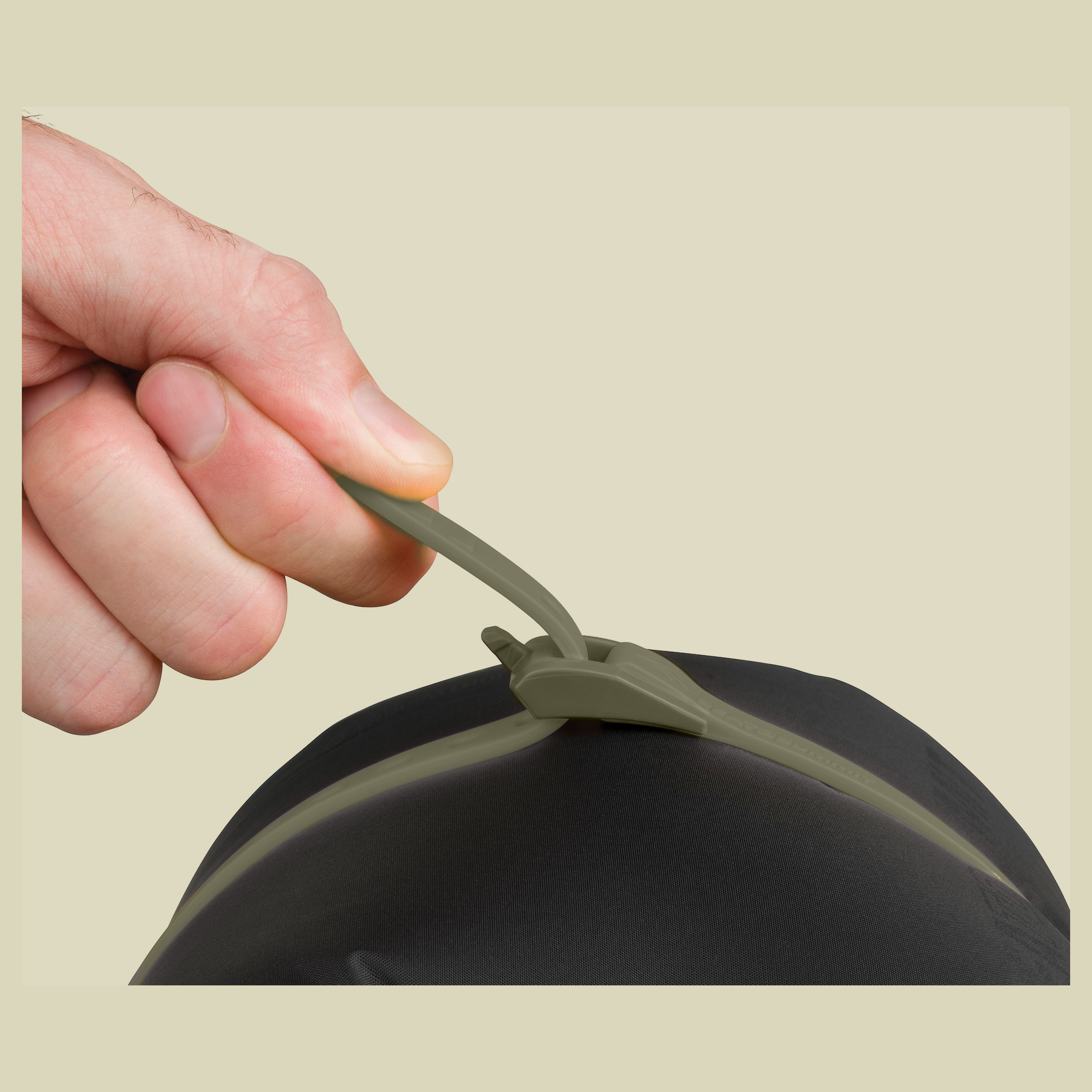 Stretch-Loc Mini Strap 450 mm braun - Farbe burnt olive