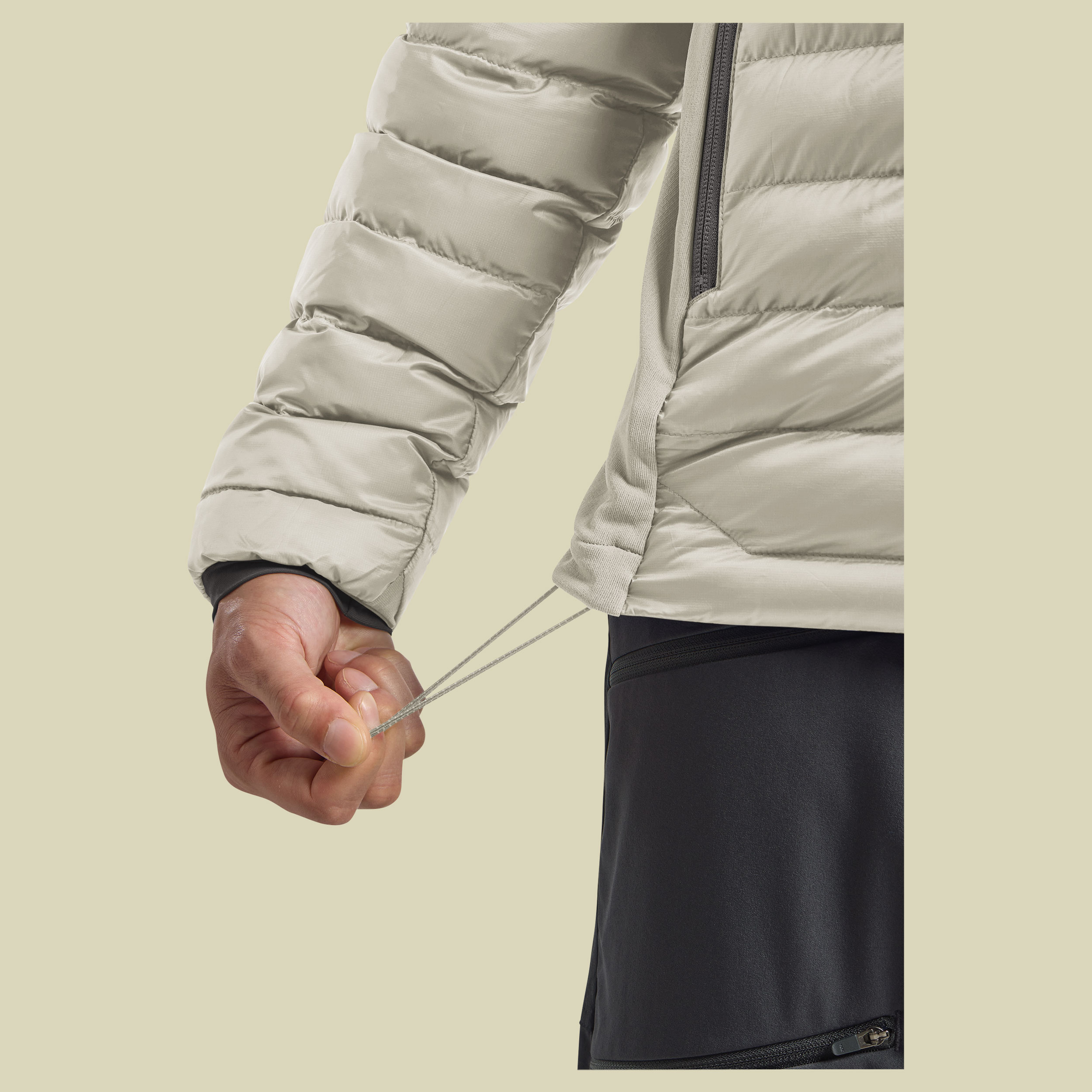 Routeburn Pro Ins Jacket Men beige XXL - linen