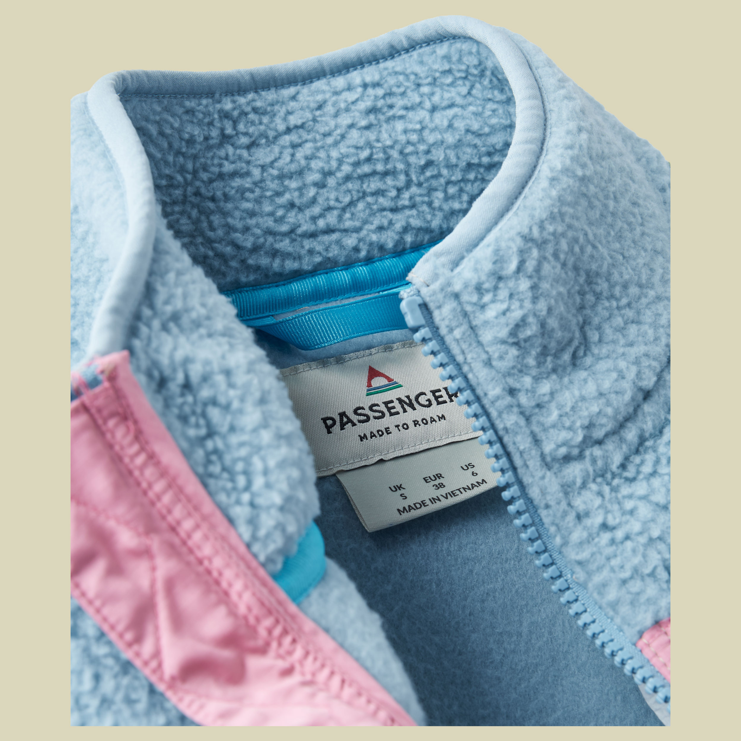 Fairbanks Sherpa Gilet Women XS faded denim