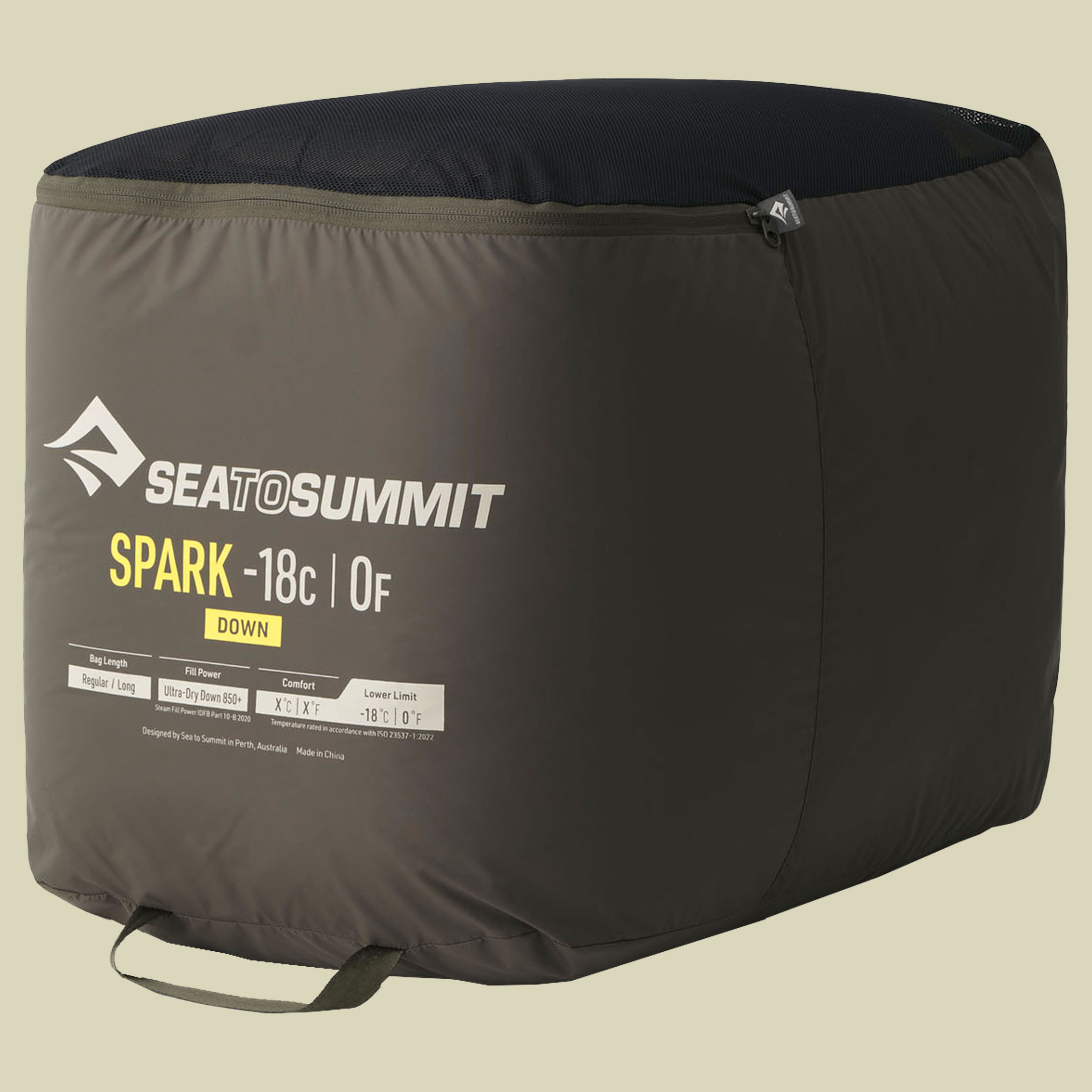 Spark -18C Down Sleeping Bag 198 cm schwarz - long beluga black