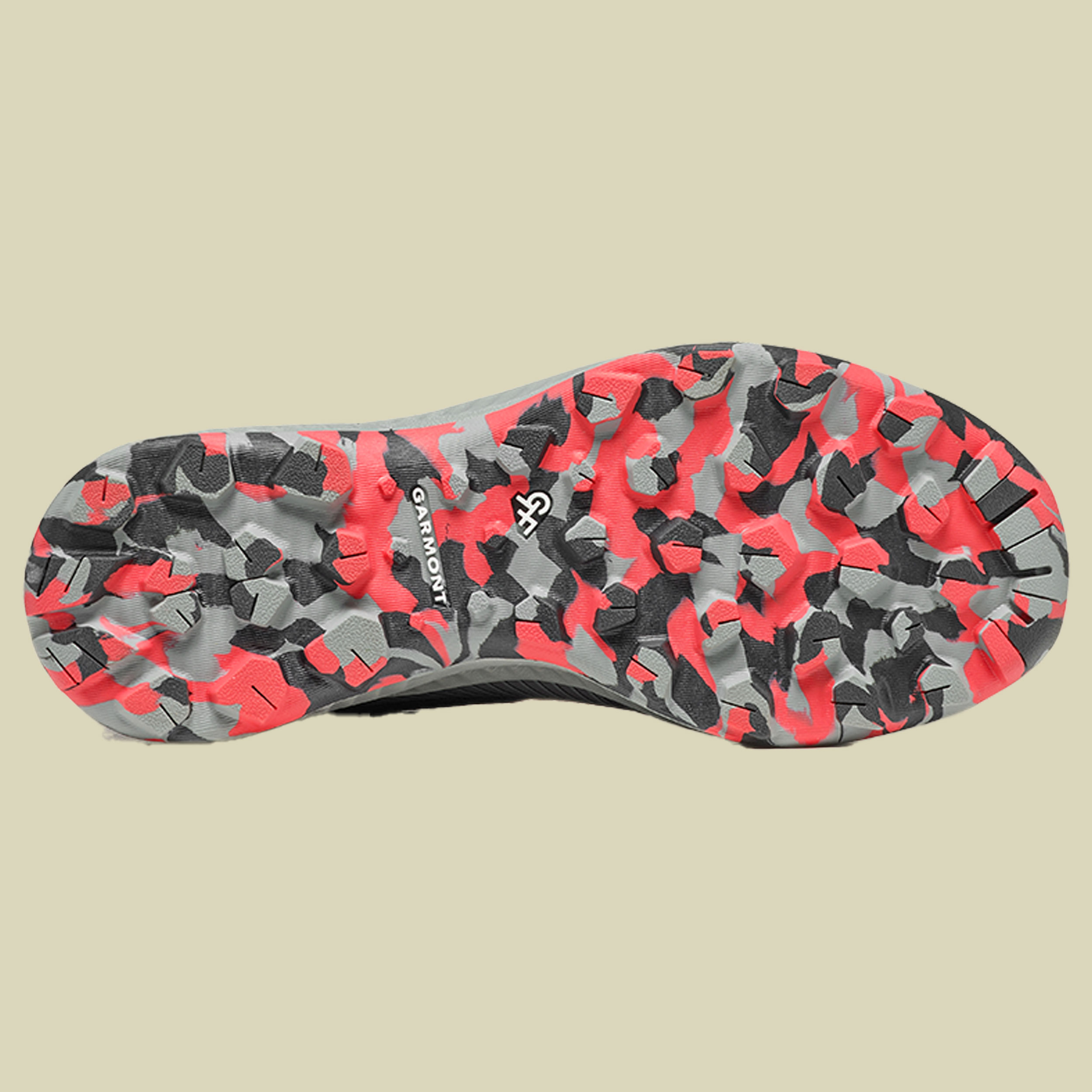 9.81 Pulse WP Women UK 5 grau - Farbe shadow grey / cayenne red