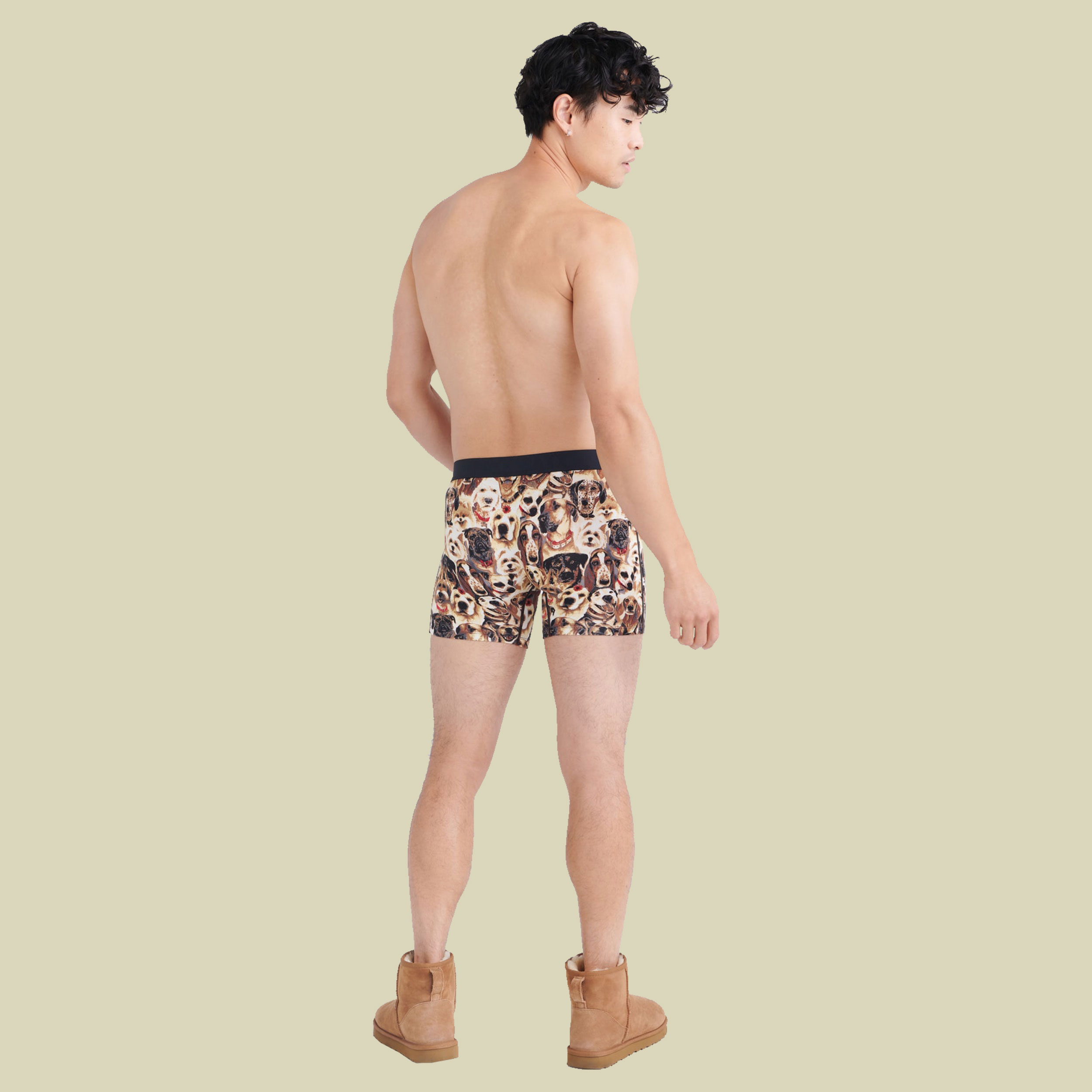 Vibe Super Soft Boxer Brief Größe S Farbe dogs of saxx-multi