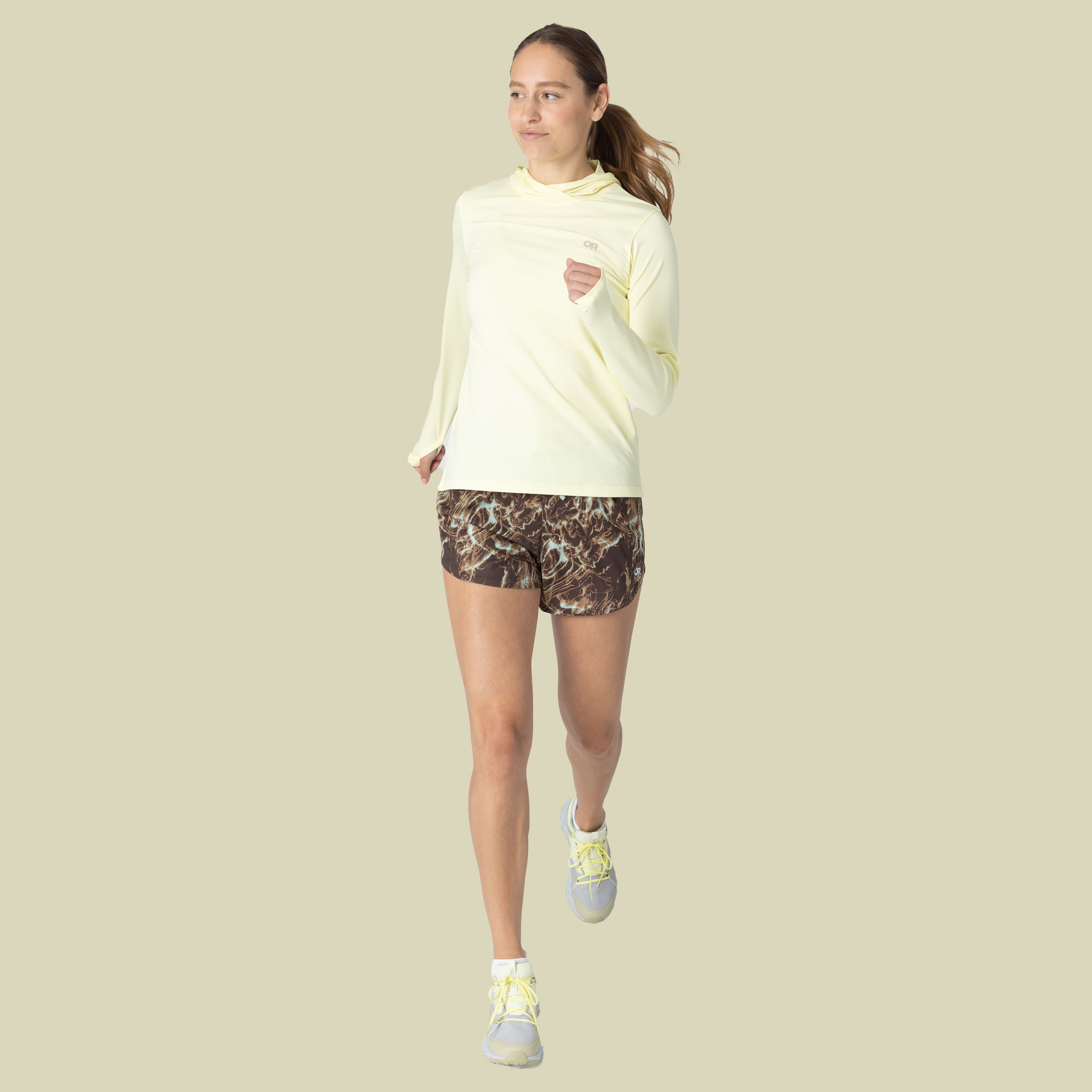 Women`s ActiveIce Spectrum Sun Hoodie XS gelb - sunlight