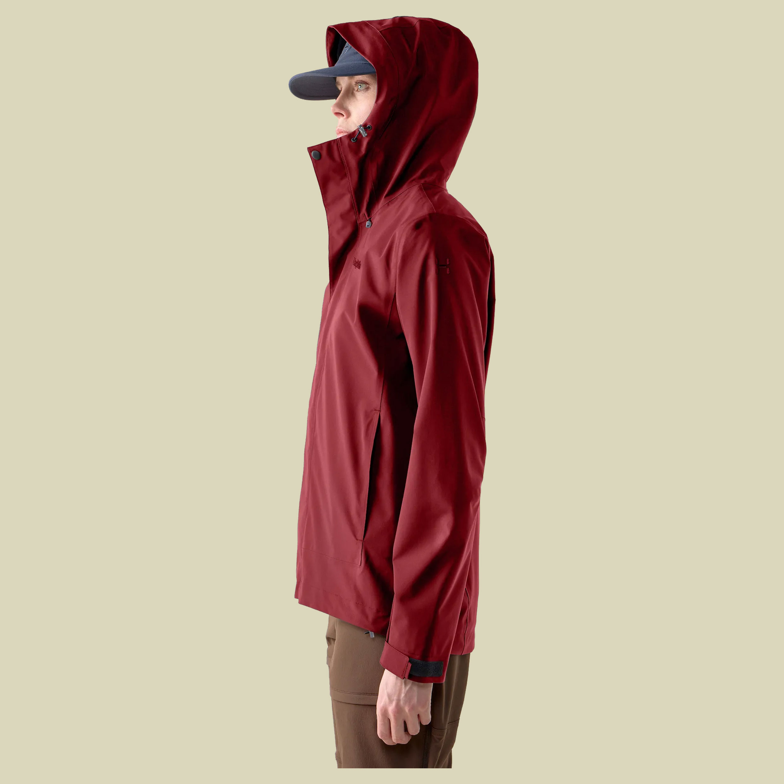 Breeze Proof Jacket Women XL rot - carmine red