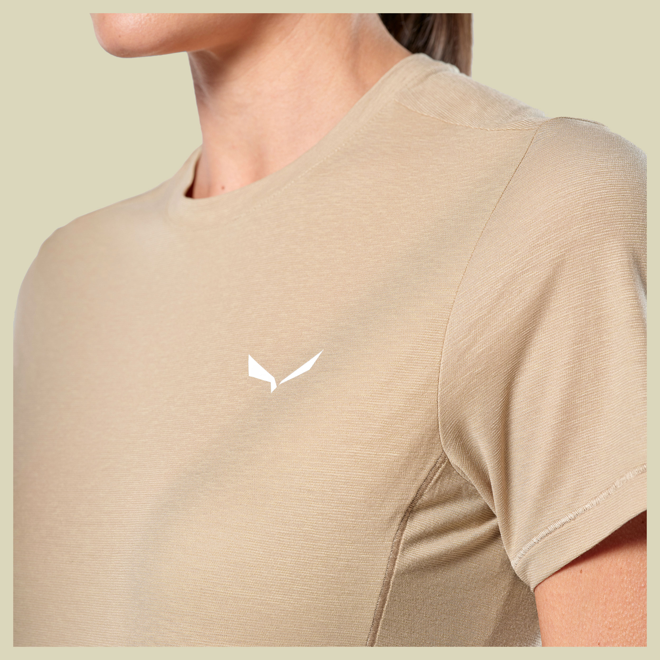 Puez Dry T-Shirt Women 40 beige - quicksand