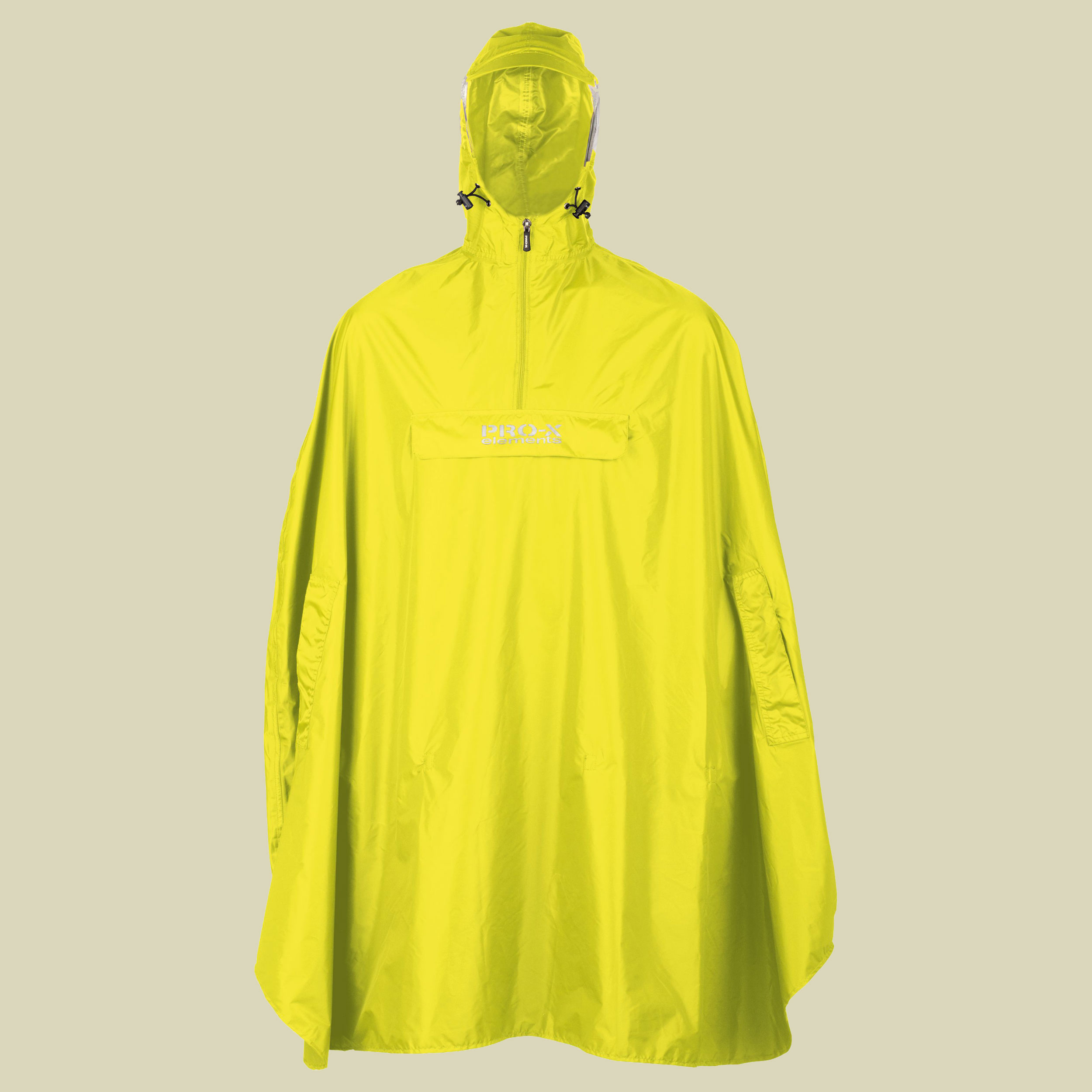 Pasofino Fahrradponcho neongelb XS-S